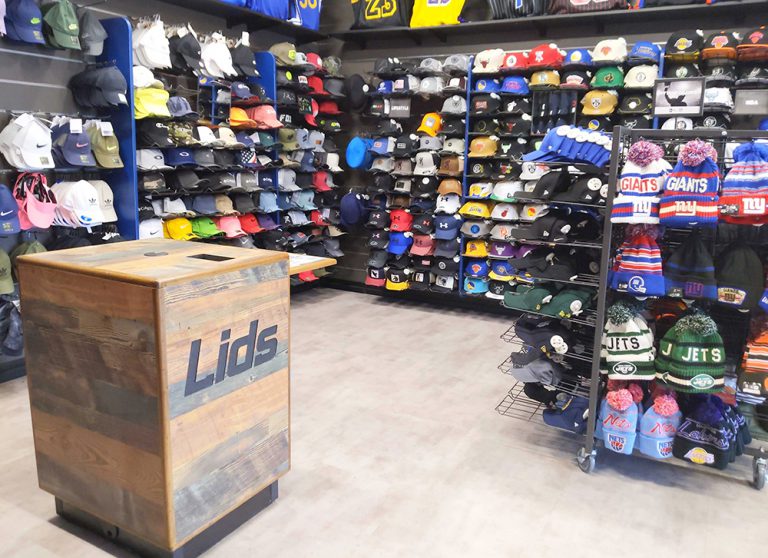 ‘Lids’ Features Custom Embroidered Hats, Sports Caps At Outlets Of Lake