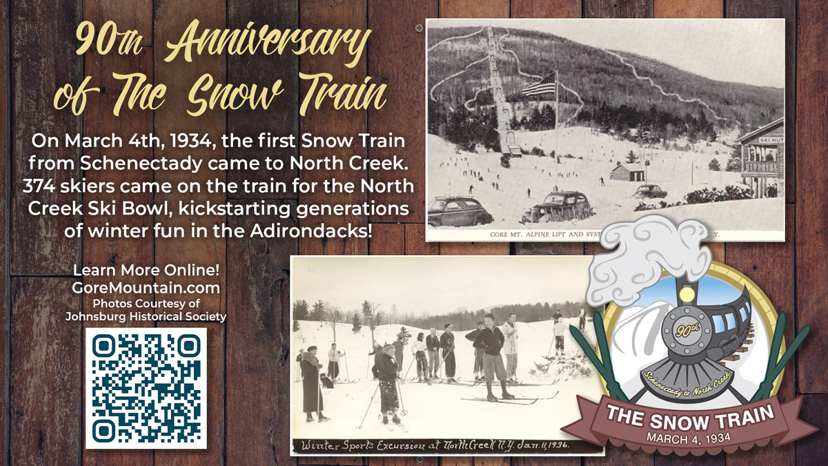 90th Anniversary of North Creek Snow Train Represents Historic