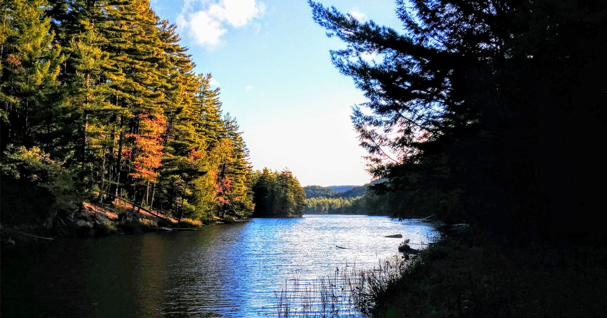 an Adirondack lake