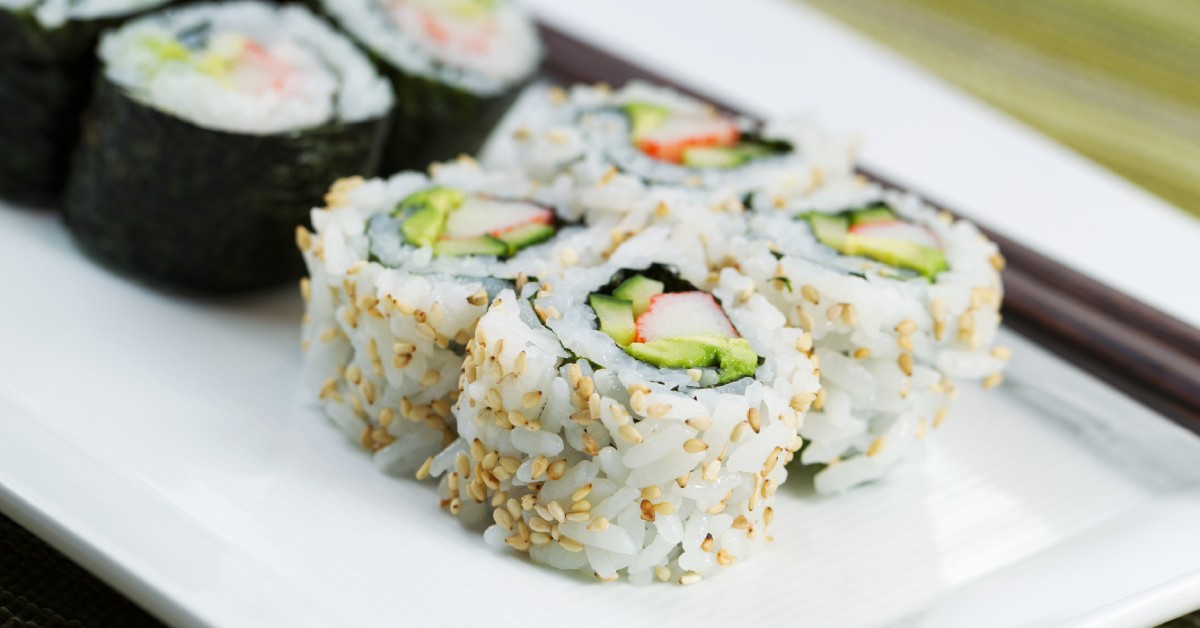 california sushi rolls