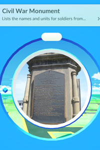 civil war monument pokestop