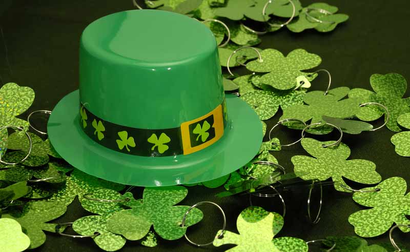 Hat and Shamrocks