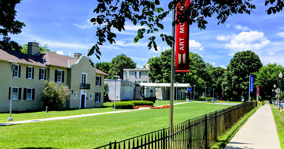 outside The Hyde Museum