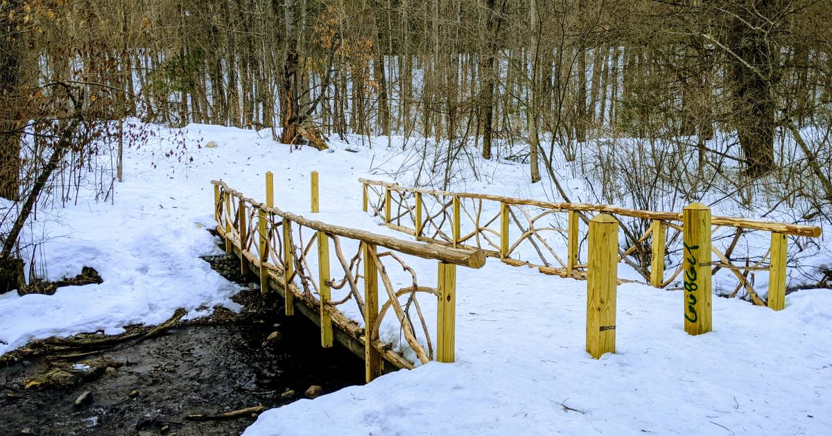 bridge over brook